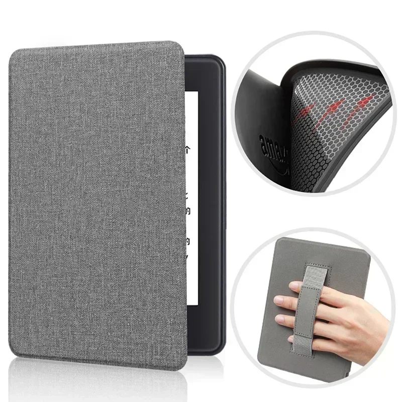 Funda con mango magnético suave para Amazon All-New Kindle de 6 pulgadas (versión 2022) Funda con luz integrada de 11. a generación de 6 pulgadas