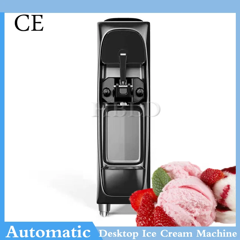 

Home Desktop Single Mouthed Soft Ice Cream Machine, High-Quality Strawberry Sundae Machine