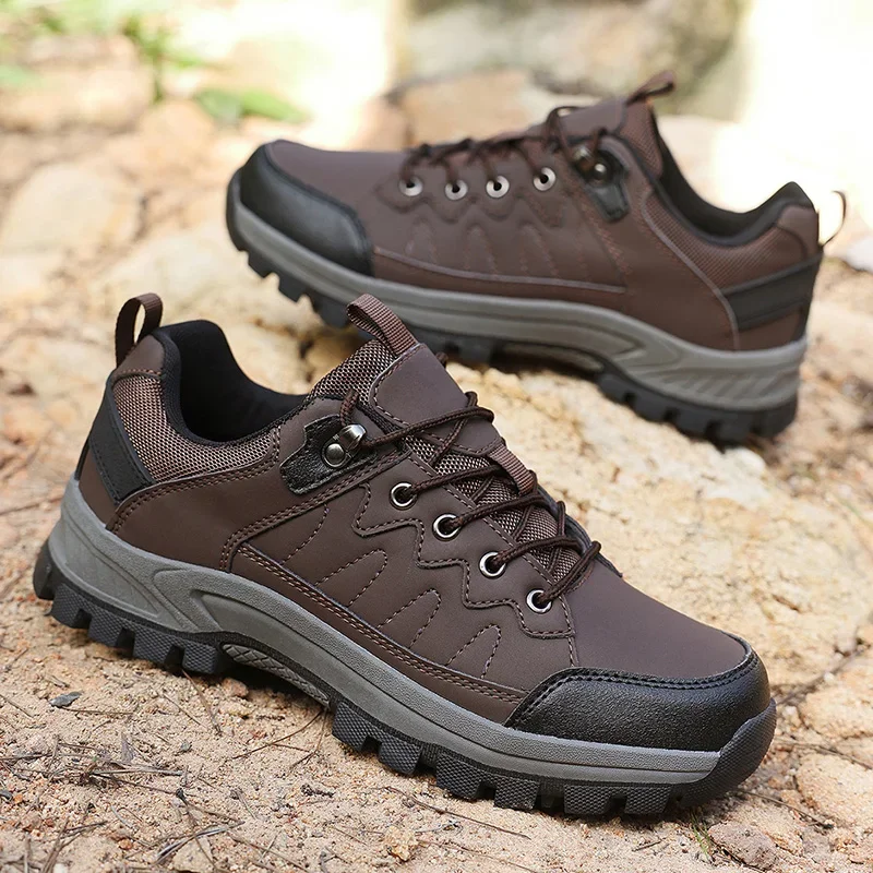 Mountain Shoes Men Sneakers Hiking Shoes Men Comfortable Outdoor Hiking Shoes Male Casual Shoes Men Non-slip Footwear Male