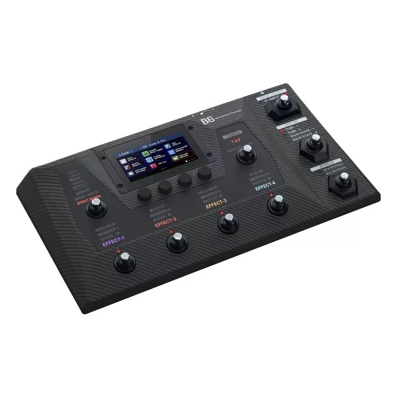 Electric bass integrated effect device with drum machine LOOP recording speaker analog Bluetooth function