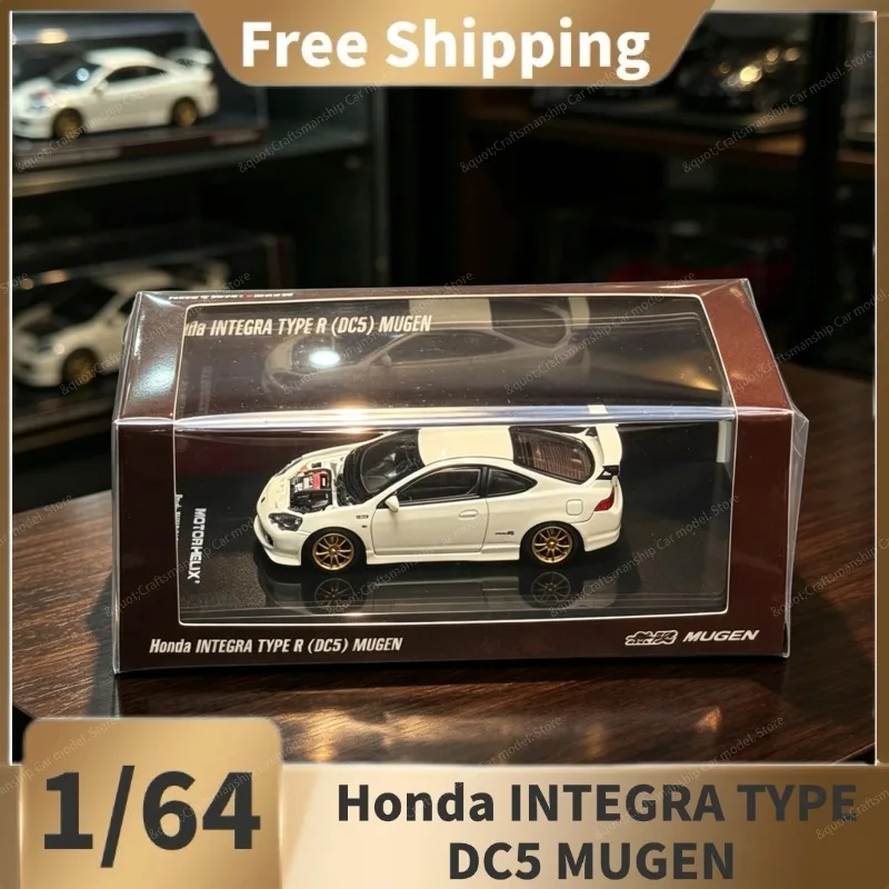 （In Stock）MH 1/64 Honda INTEGRA TYPE  DC5 MUGEN alloy model car, an ideal choice for a holiday gift