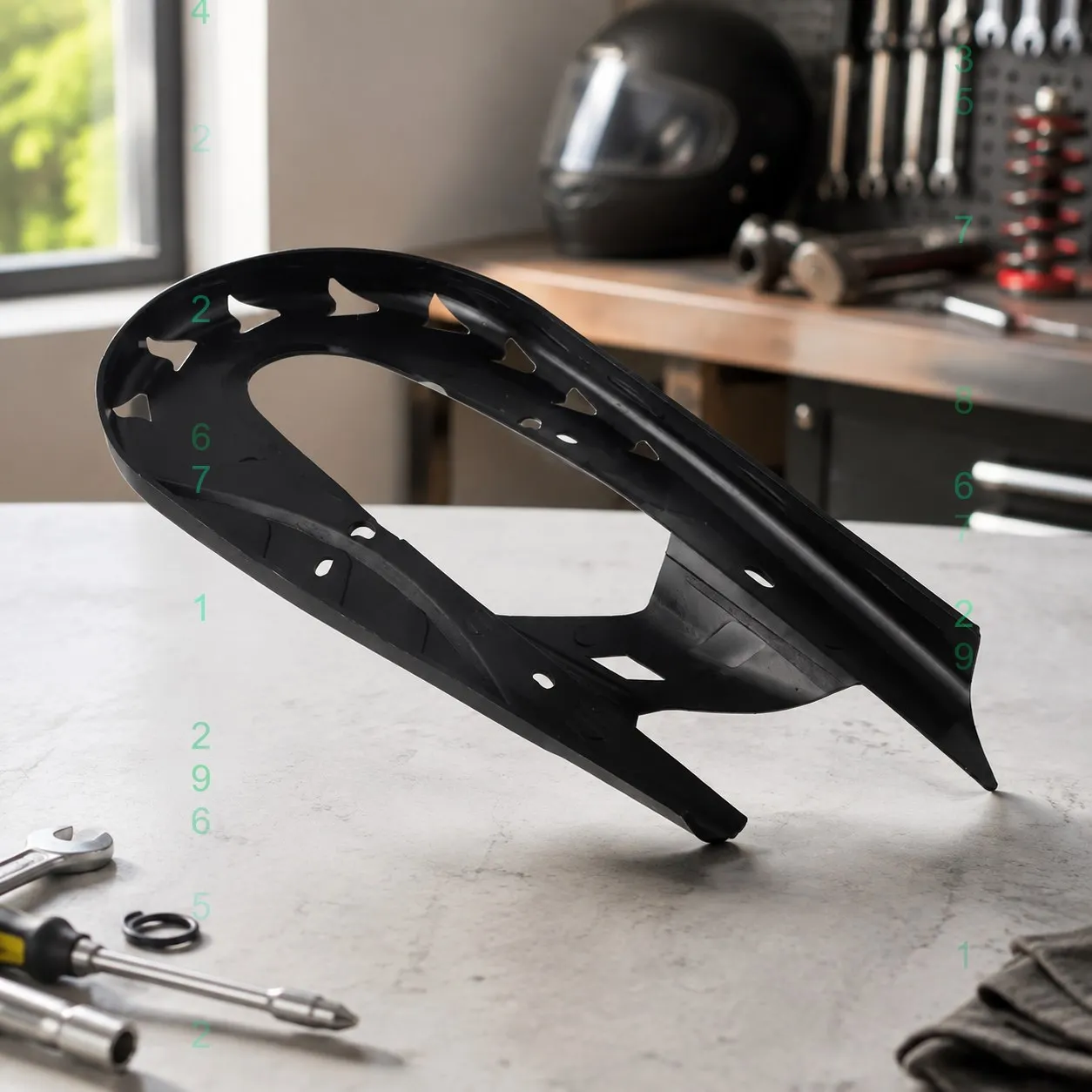 Motorcycle Chain Protection Cover for 47cc 49cc Apollo Orion Mini Dirt Bike Accessories