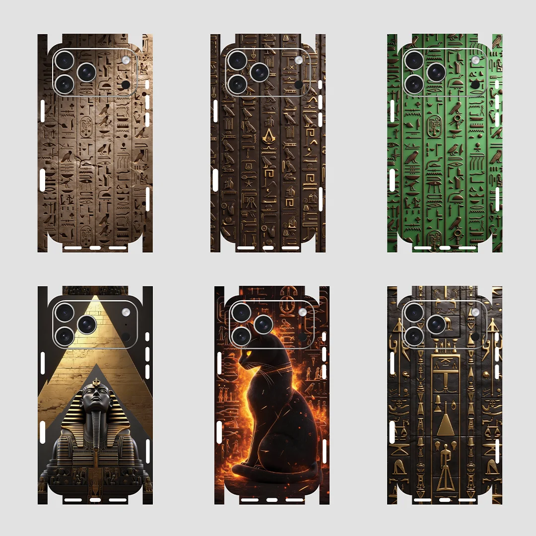 

Custom Skin For Apple iPhone 17 Pro Max Full body Back Cover Decal Skin 3D Colorful Rear Protective Sticker Film