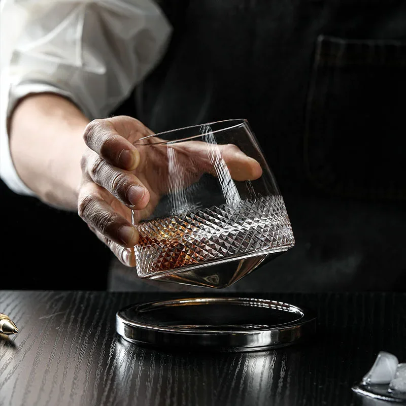 

Foreign Wine Glass, Small Brandy Short Feet Rotate, Red Wine Glass, Craft Beer Glass, Home Use, 280ml