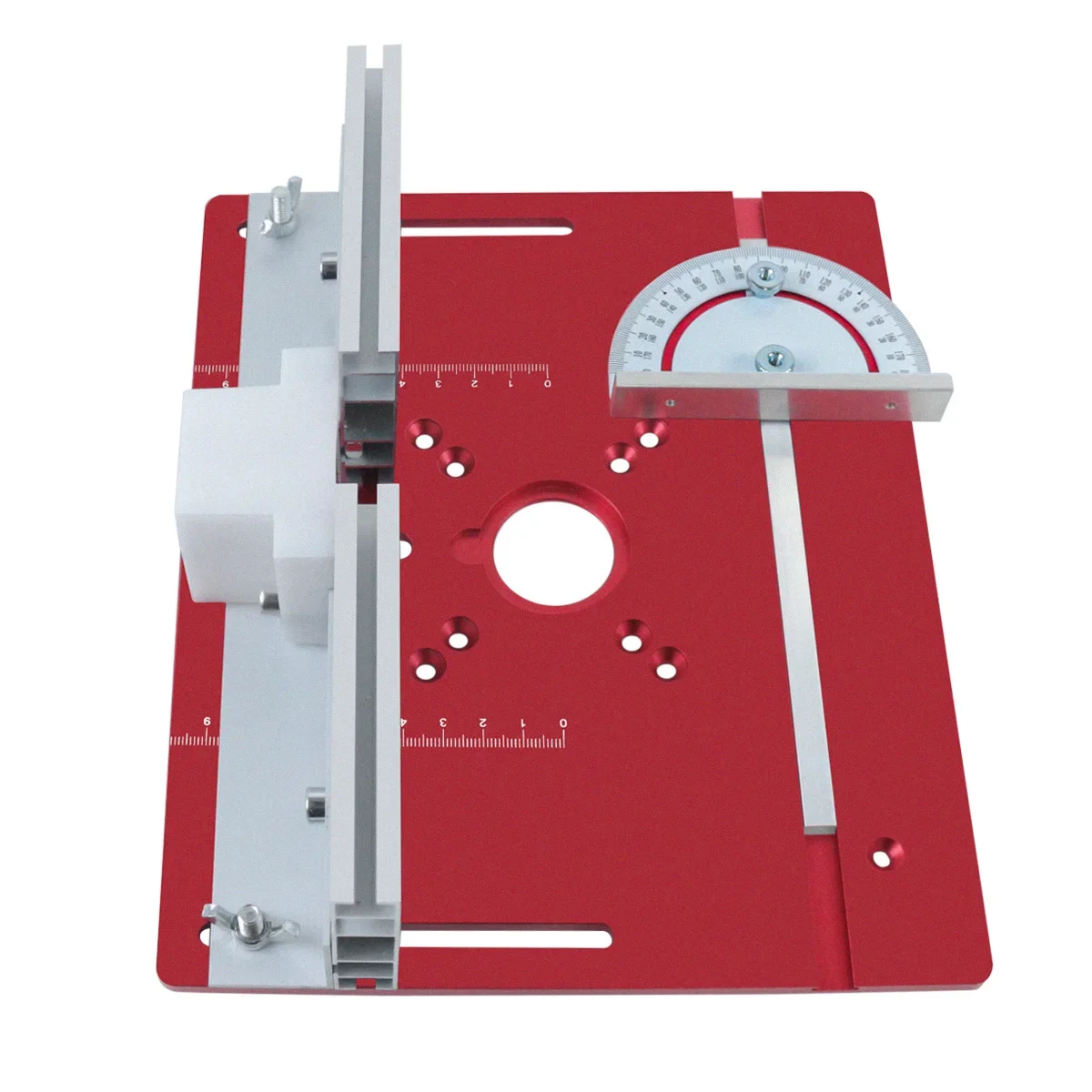 Frästisch-Hebesystem mit Einlegeplatte aus Aluminiumlegierung, Verstellbare Frästisch-Hebebasis für Holzbearbeitungsfräsen – Detail 7
