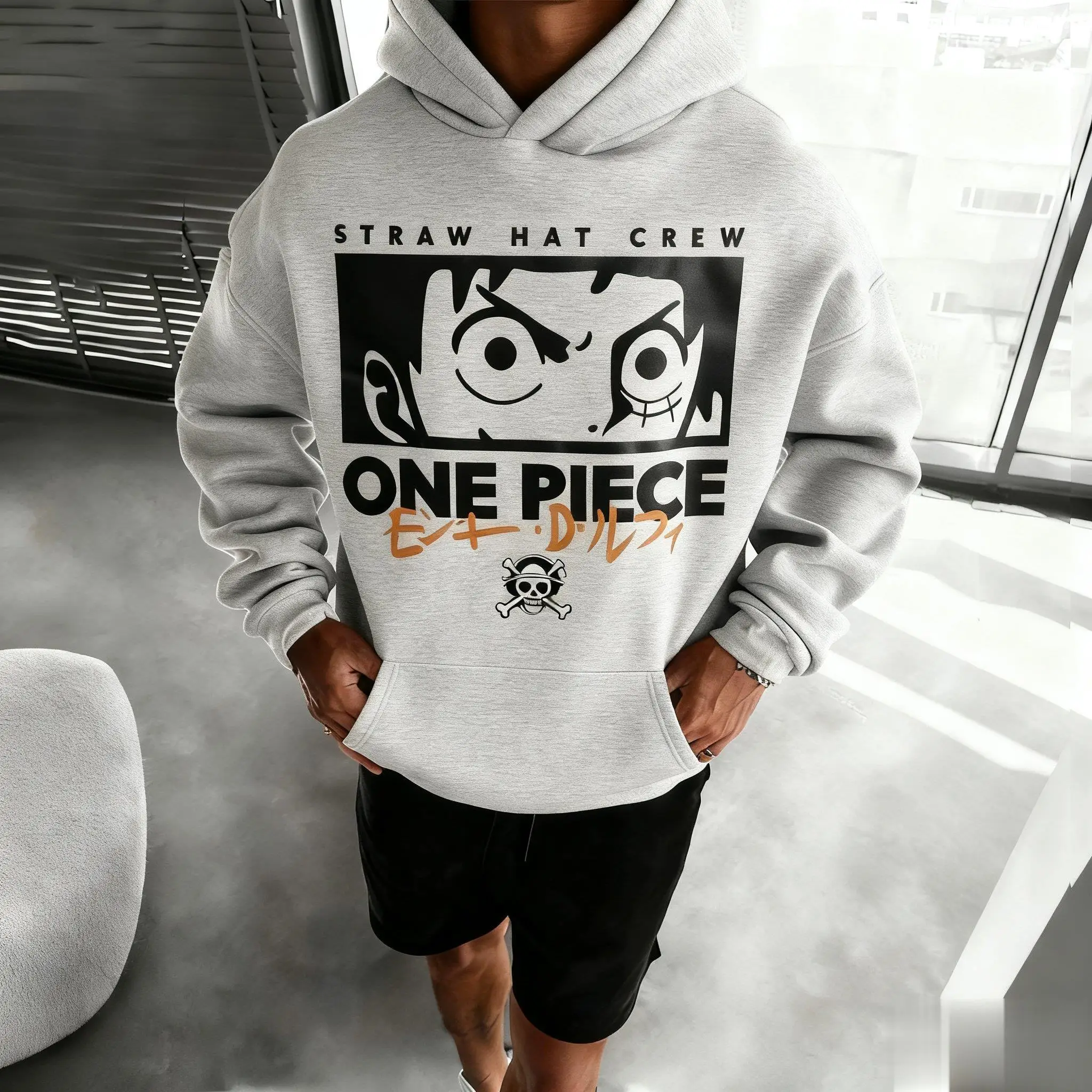 Een Stuk Luffy Hoodie Mannen Vrouwen Nieuwe Herfst Winter Trend Anime Print Sweatshirt Unisex Casual Streetwear Cosplay Trui Jas