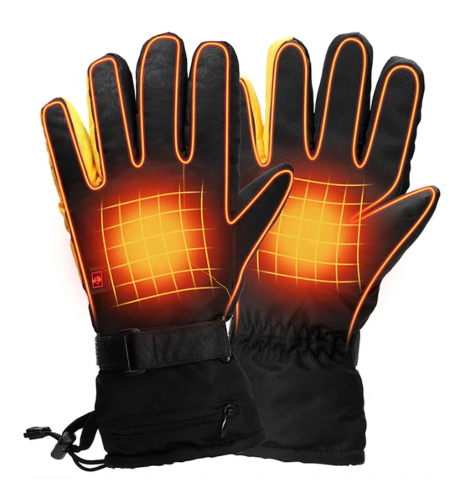 

Winter Hand Warmer Gloves Waterproof Thermal Rechargeable Warm Touch Screen Electric Heated Bicycle Gloves
