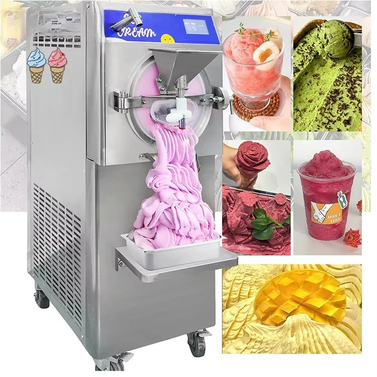 High Quality Commercial Hard Ice Cream Machine Italian Gelato Maker Soft Ice Cream Machine 2026 New Model Customize