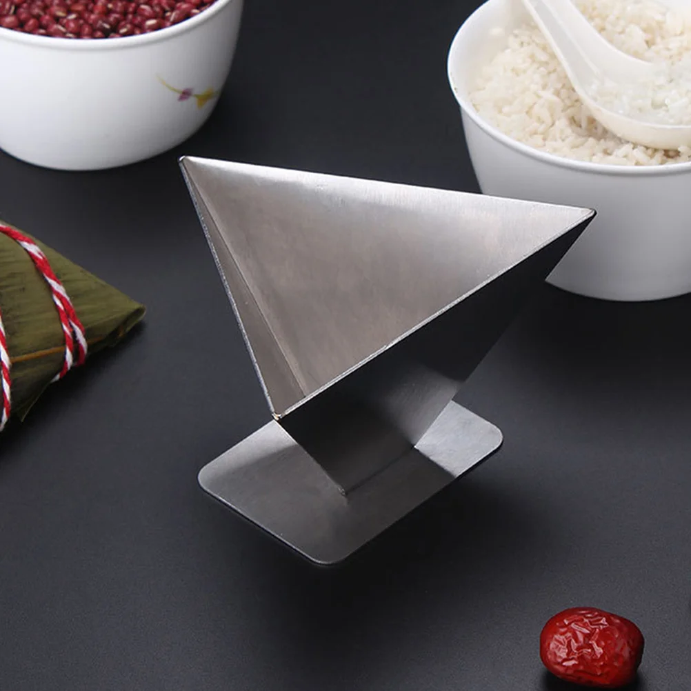 

2Pcs Stainless Steel Zongzi Mold Household Rice Dumpling Maker Kitchen Accessory for Easy Handmade Chinese Sticky Rice Balls
