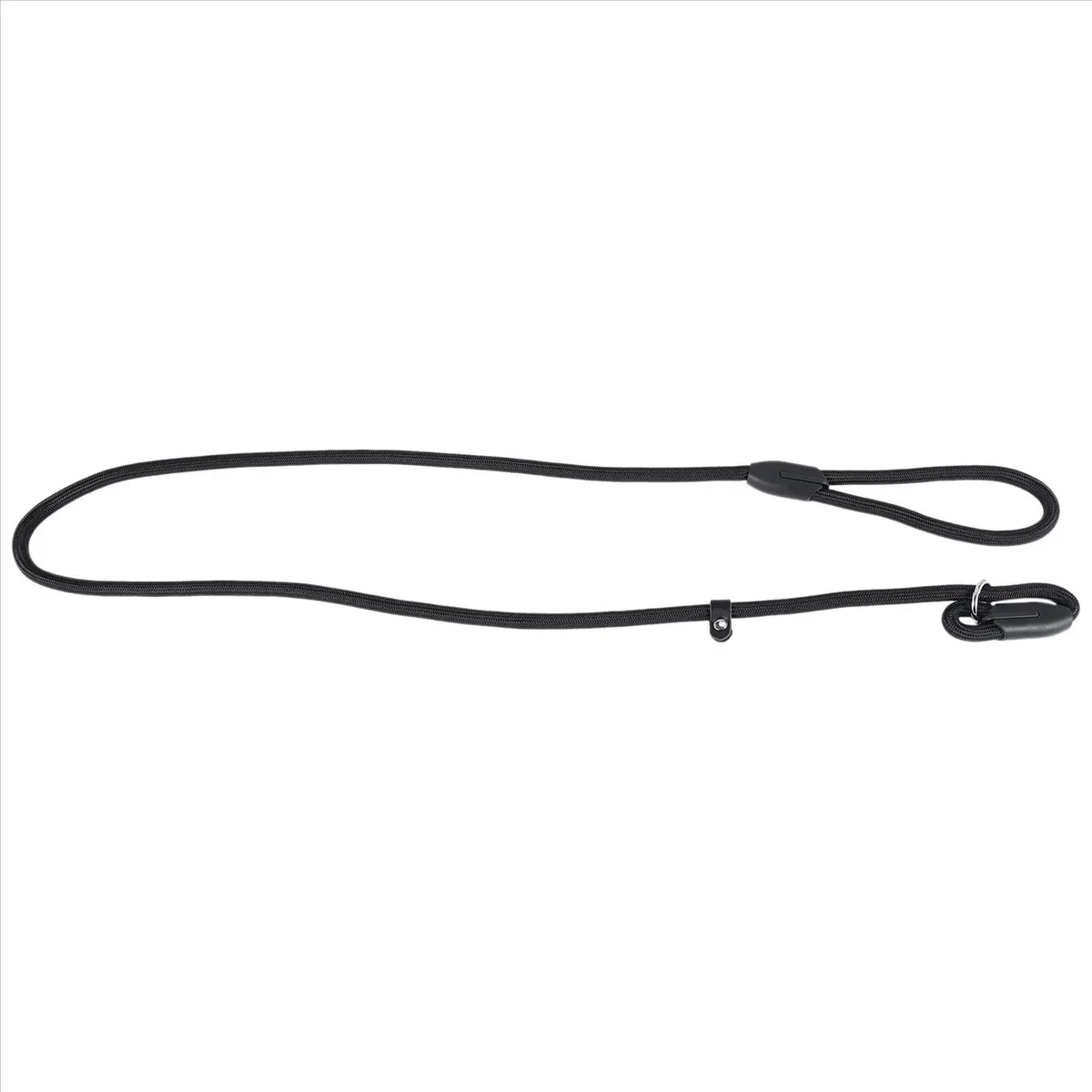 ABJS Sturdy Pet Collar Rope Nylon Dog Slip Training Walking Lead With P Chain 1cm black
