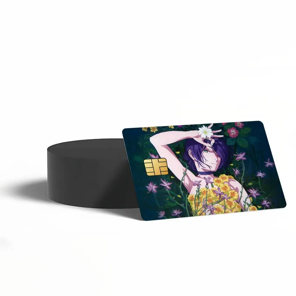 Chainsaw Man The Movie Reze Arc Poster Credit Card Skin Stickers for Bank Access Protective Film Cover Sticker Surprise Gift