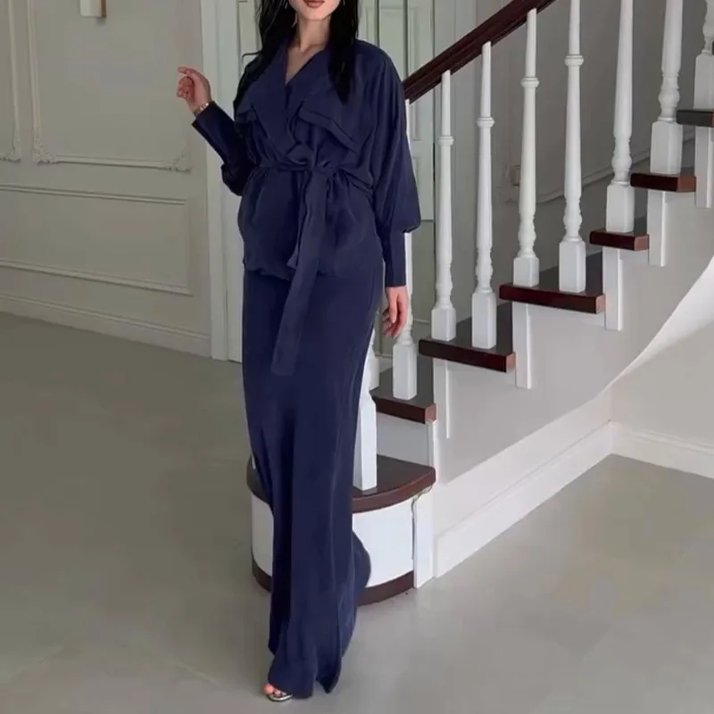 

2025 autumn new women's clothing casual straps cardigan knitted top temperament skirt