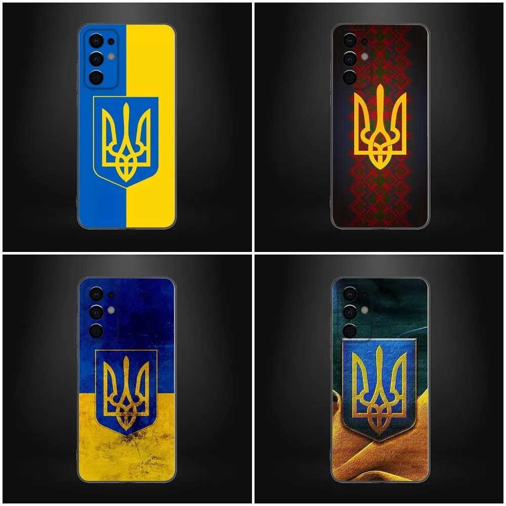 U-Ukraine Flag  Phone Case For Samsung Galaxy A13,A21s,A22,A31,A32,A52,A53,A71,A80,A91 Soft Black Shell