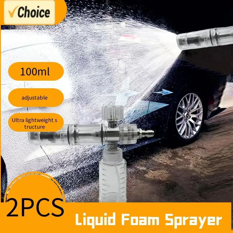 

1/2PCS Original Liquid Foam Sprayer for Pressure Washer 1/4'' Quick-Connect ​​Adjustable Pressure Foam Cannon for Car Washing​