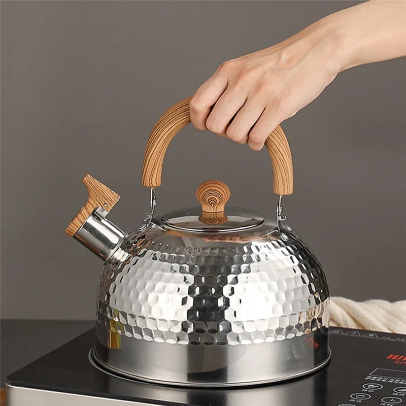 

COSW-3L Whistle Teapot Large Capacity Vintage Kettle Suitable For Kitchen, Gas Stove, Induction Cooker