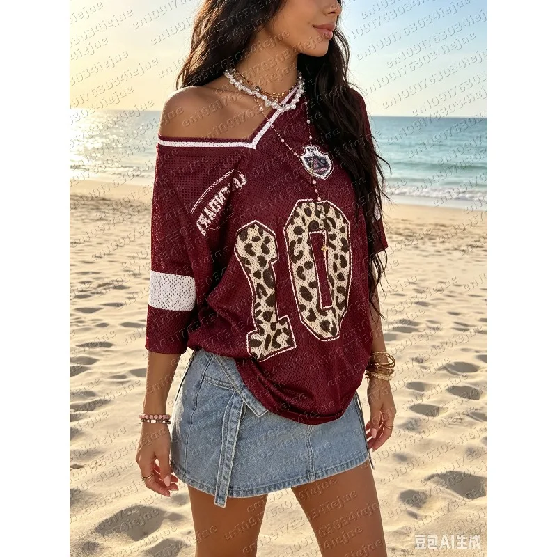 Women'S Kid Street Music Festival All-Match Beach Track and Field Casual Athletic Tank Top Short Sleeve T-Shirt