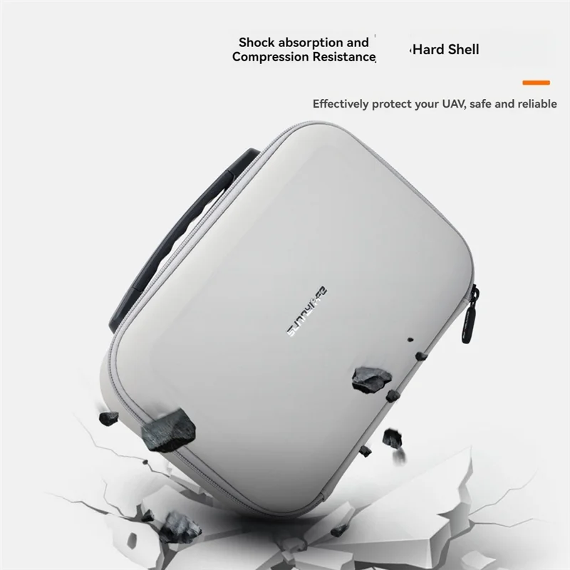 Smart-SUNNYLIFE Mini Drones Controller อุปกรณ์เสริมกระเป๋าเดินทางแบบพกพาสําหรับ DJI NEO กระเป๋าถือกล่องกันน้ํา