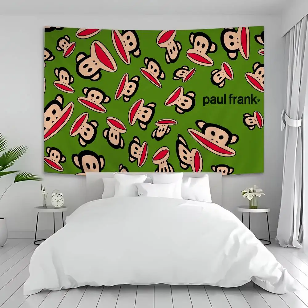 Logo P-Pauls F-Frank Anime Tapestry Hanging Tarot Hippie Wall Rugs Dorm Home Decor