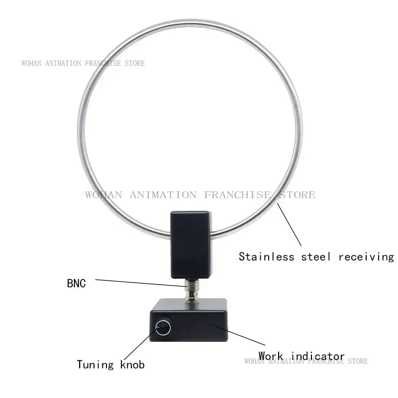 

GA-450 GA450 Loop SDR Коротковолновая радиоантенна SW 2,30-30 МГц MW 522-1710 кГц Стандартный порт зарядки Type-C