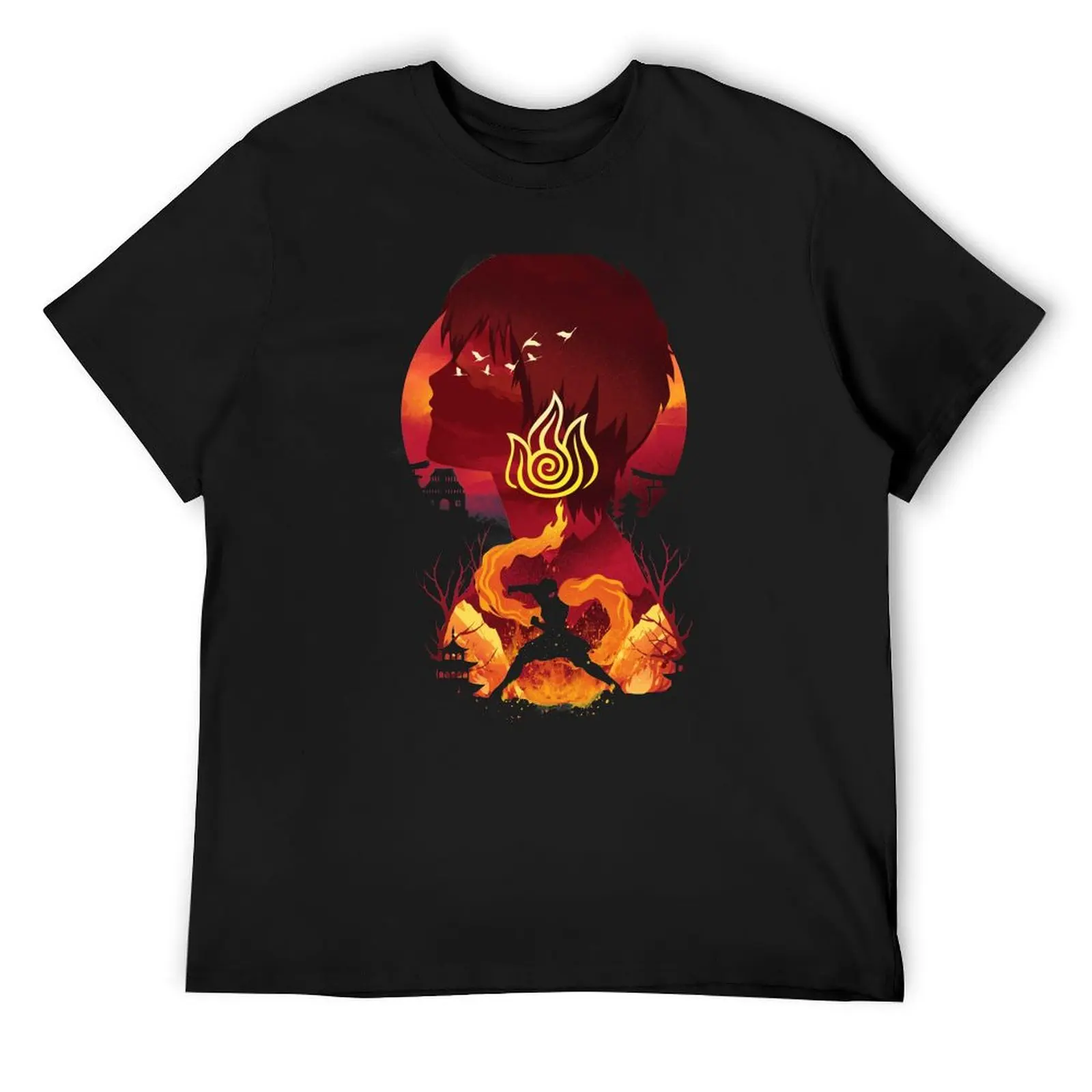 

Firebender Landscape T-Shirt sports fans plus sizes Luxury man funny t shirts men