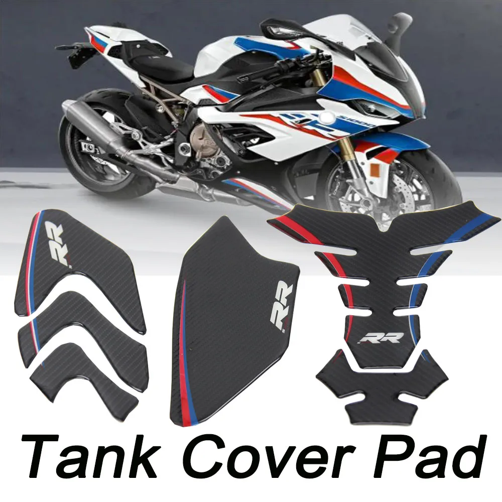 

For BMW S1000RR S1000R S1000 RR HP4 New Carbon Fiber 3D ADESIVI Sticker Decal Emblem Protection Tank Cover Pad Cas Cap