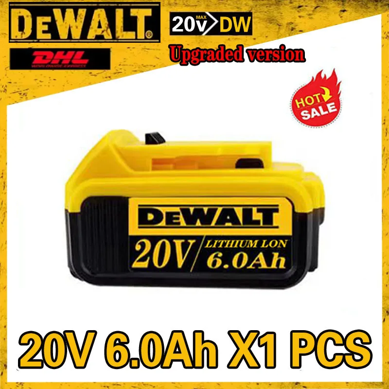 オリジナル DeWalt 6Ah/5Ah 20V バッテリー交換可能 DCD887 DCD805 DCF860 Dcd796 DCG406 DCF880 DCF512 DCD805 電動工具バッテリー