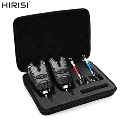 3pcs Carp Fishing Bite Alarm And Swinger Set Water Resistant LED Blue Fish Bite Indicator for Anglers