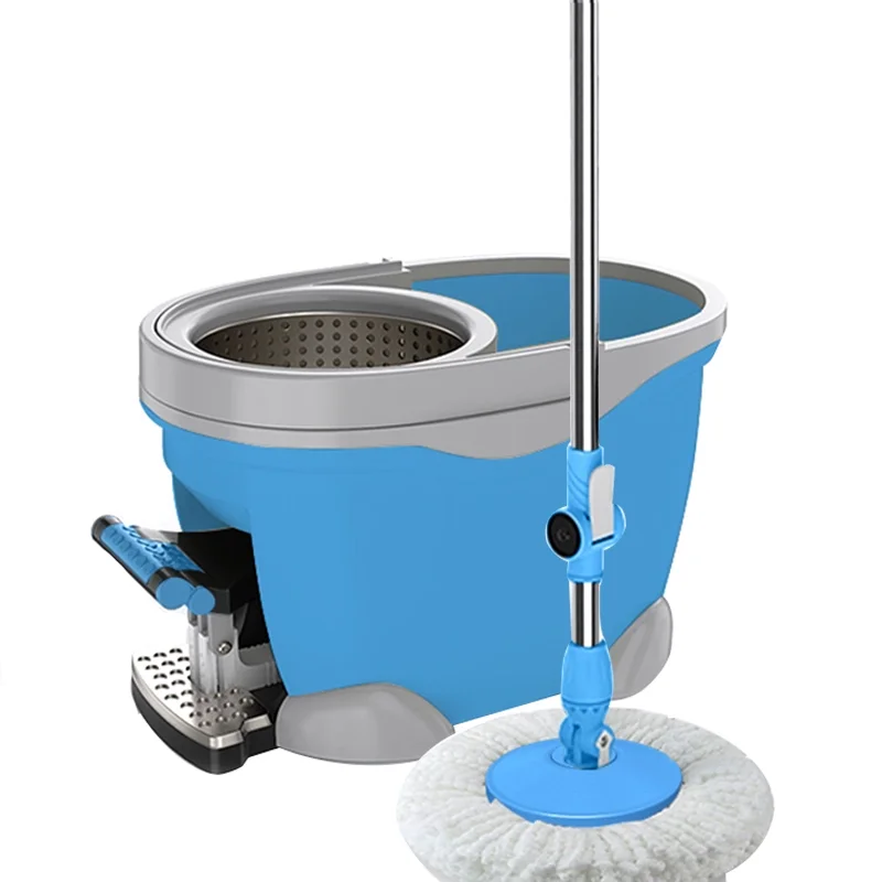 

Rotating Mop Rod Universal Automatic Water-Spinning Foot-Pedal Mop Household One-Push Lazy Hands-Free Mop