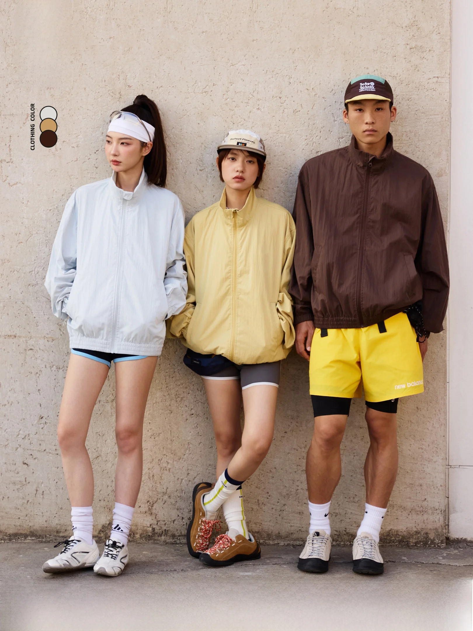 

Водонепроницаемая спортивная куртка-кардиган OXOW с воротником-стойкой, новая коллекция Весна-Осень 2026, свободный повседневный фасон, для пар