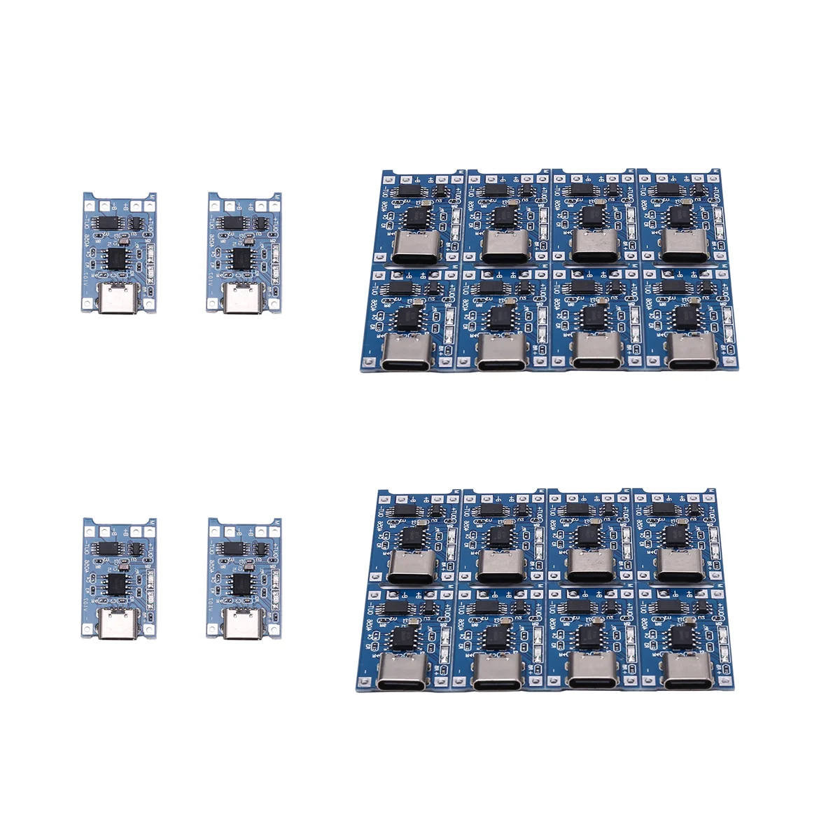 Module de carte de charge de batterie au Lithium 5V, 20 pièces, Interface type-c, Protection de charge-AB01