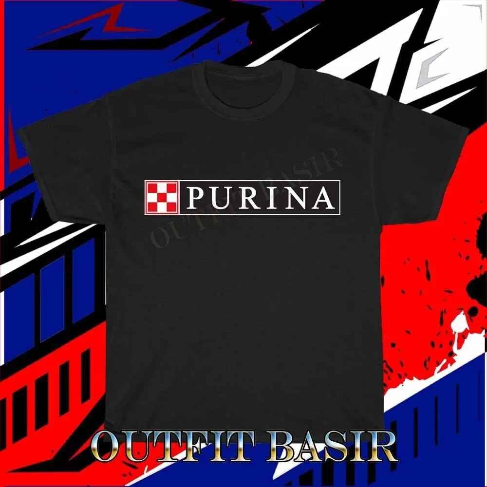 Purina-Camiseta con logotipo de comida para perro y gato, ropa divertida, talla S-5XL, novedad