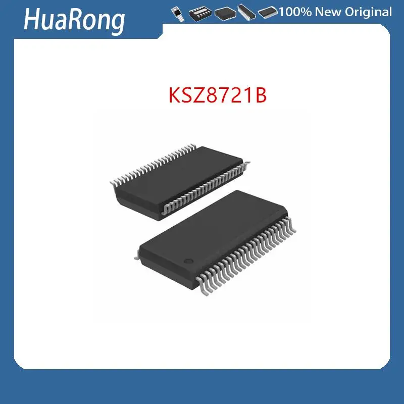 10Pcs/Lot   KSZ8721B    KSZ8721  SSOP48