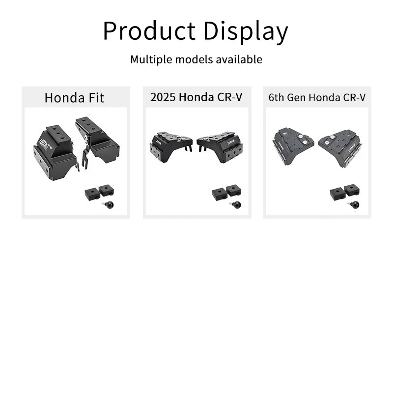 Quick-release A-pillar and hood expansion spotlight bracket for 5th Gen Honda CR-V (2016–2022 models) made of aluminum alloy