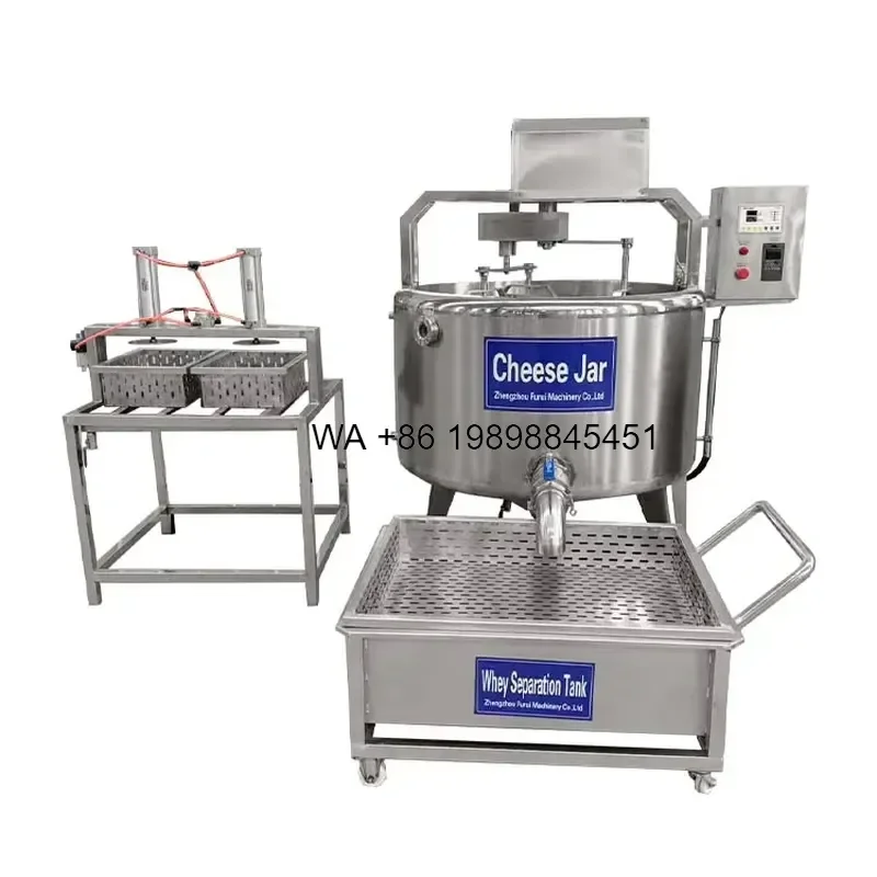 Wmwmnu for Industrial Cheese Vat 500L Processed Cheese Equipment Stainless Steel Havarti Manchego Cheese Maker Reliable