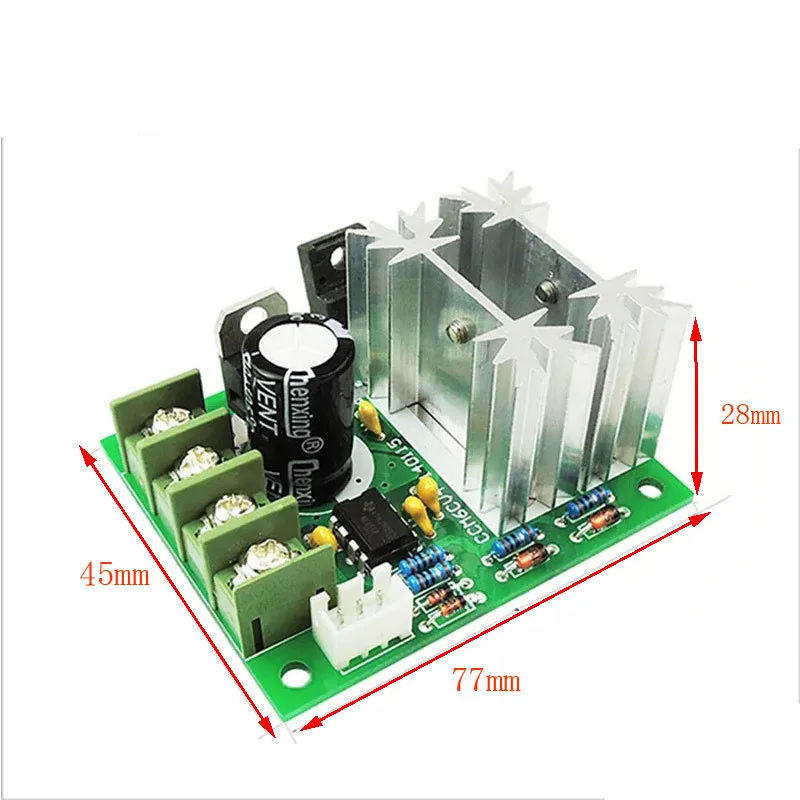 1/2~20/50Pcs DC Motor Speed Controller Pump 6V12V24V30V PWM Stepless Speed Switch High Power Drive Board 20A