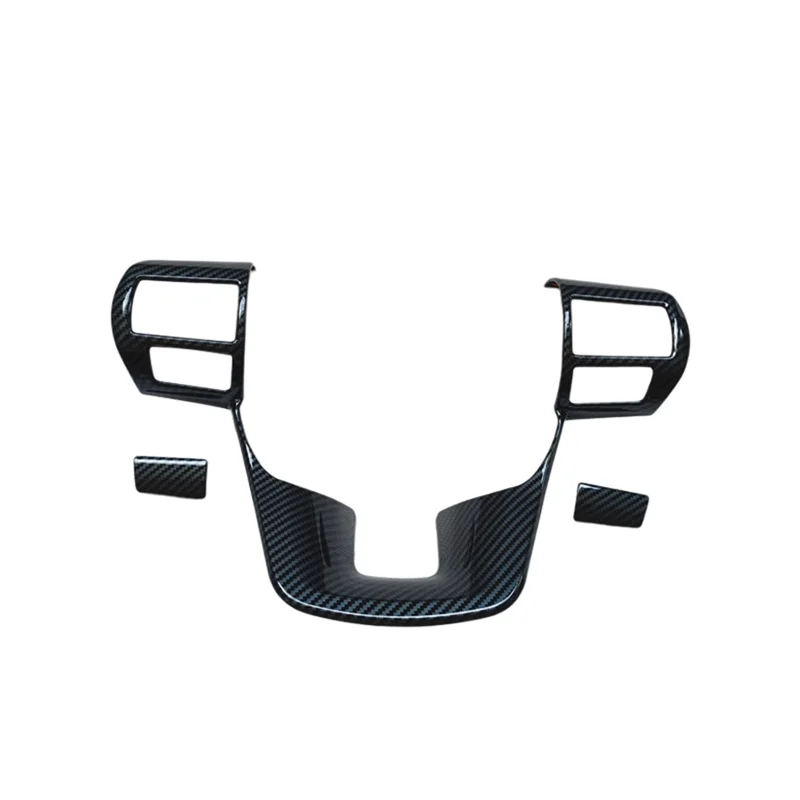 

Накладка на руль автомобиля, аксессуары для салона автомобиля из углеродного волокна для Toyota Fortuner 2018-2023