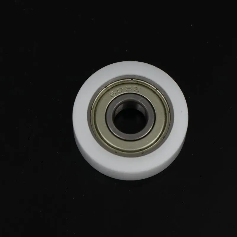 1 Stück BS60828-10 Flaches POM-Polyoxymethylen-Druckrad 608 Lagerrolle Kunststoffbeschichtetes Führungsrad 8*28*10mm – Detail 6