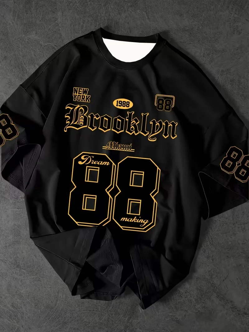 2026 Summer New Los Angeles Graphic Sports Jersey Breathable Loose Short Sleeve T-Shirt Men Women's Sport Top Family Kids Tees