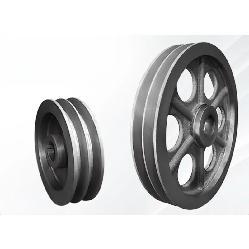 1PC Applied To 170-220mm B Type Two Slot Hollow Gear Reducer Engine Generator Drive Wheel Triangular Pulley