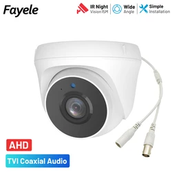 1080P AHD Closed CCTV Camera IR Night Vision TVI Coaxial Audio Surveillance HD Analog Indoor Dome Security Video Camera BNC