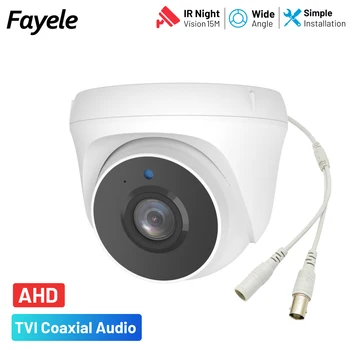 1080P AHD telecamera CCTV chiusa IR visione notturna TVI sorveglianza Audio coassiale HD telecamera di sicurezza Dome interna analogica BNC