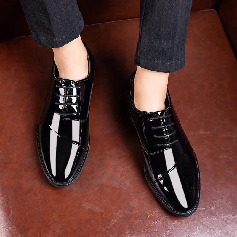 Men Shiny Black Dress Shoes: A Comprehensive Review and Guide for the  Modern Gentleman