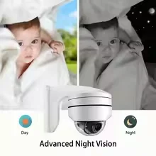 8MP 4K 12X Zoom POE IP Camera Outdoor Human Detection Metal PTZ Speed Dome Camera 80M IR Auido P2P CCTV Surveillance Cameras