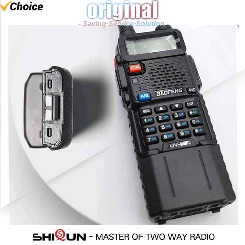 Baofeng UV-5R Battery Case Shell Extended Battery Housing BL-5 6xAAA Batteries Box for UV-5RE UV-5RA Walkie Talkie Accessories