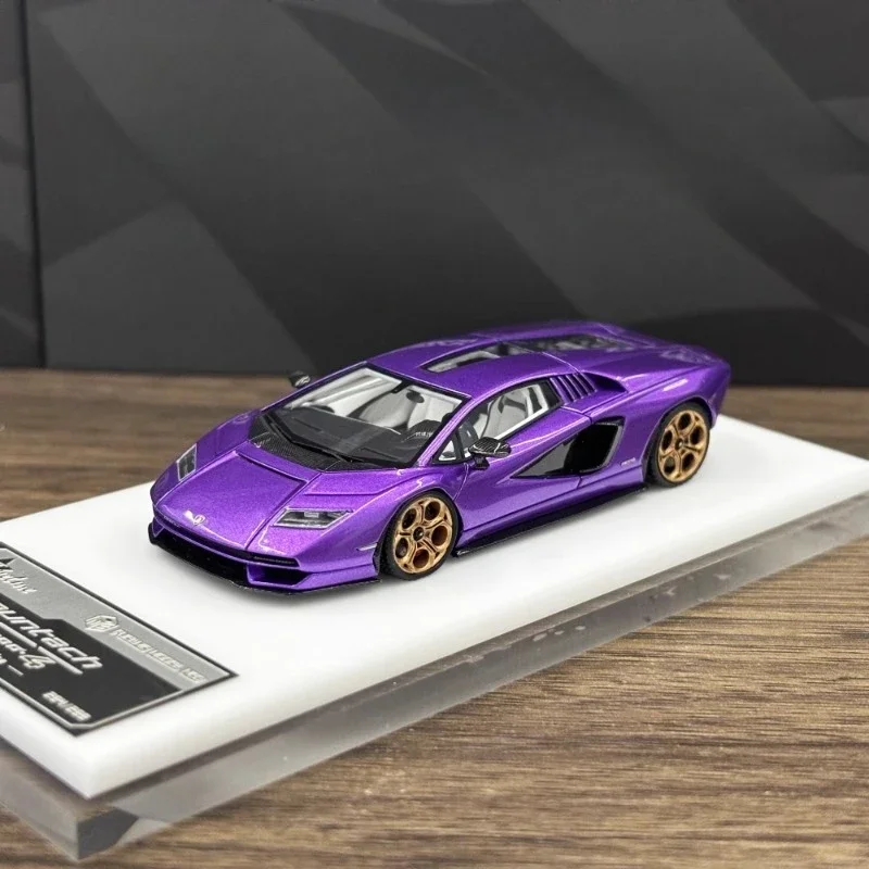 FuelMe Diecast 1/64 Schaal Lamborghini Countach LPI 800-4 Resin Model LPI Hybrid V12 Replica Legering Model auto Speelgoed voor Jongens Gift
