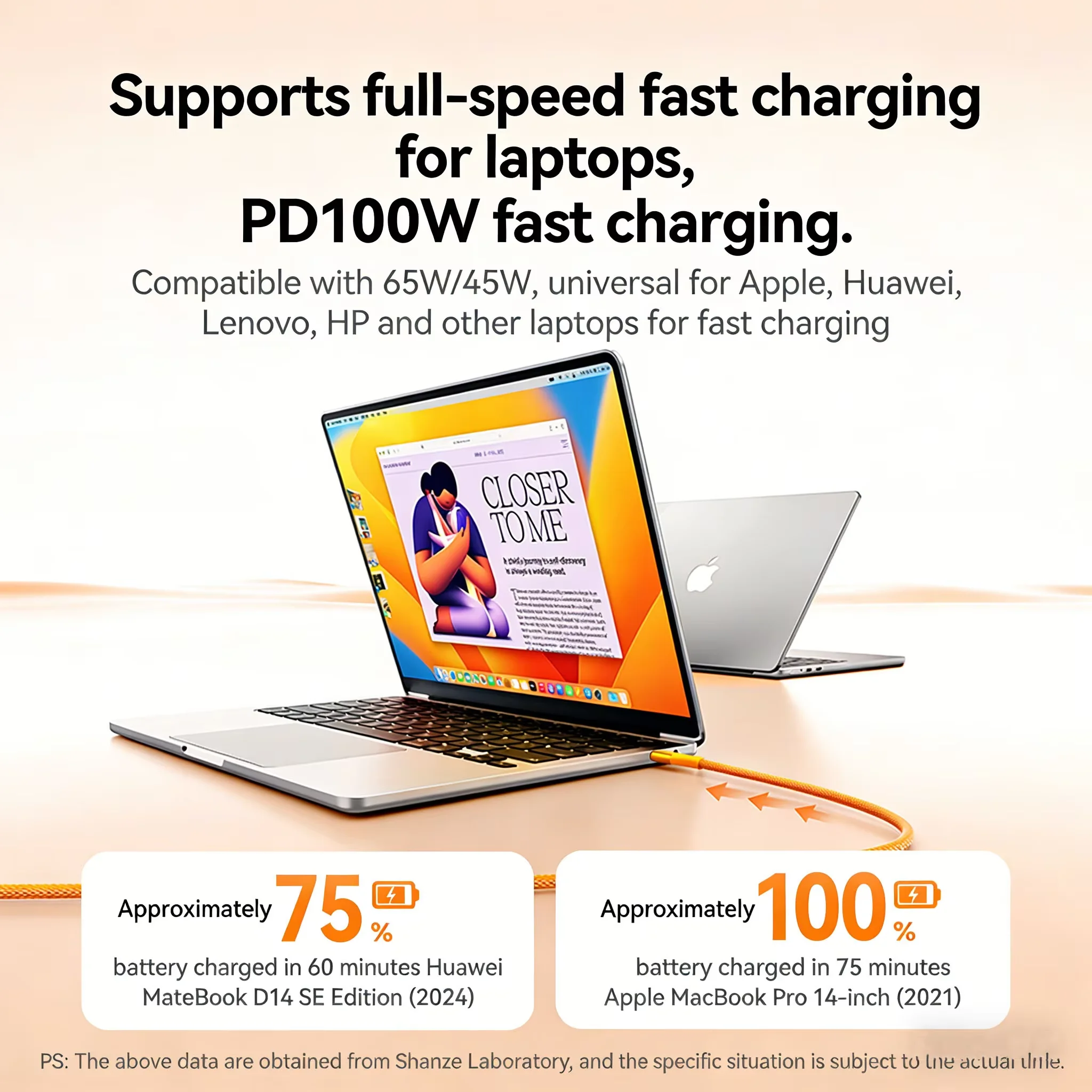SAMZHE Magnetisches Ladekabel 100W USB Typ C zu USB C Kabel für MacBook iPhone17 16 iPad Samsung Xiaomi PD Schnellladekabel – Detail 5