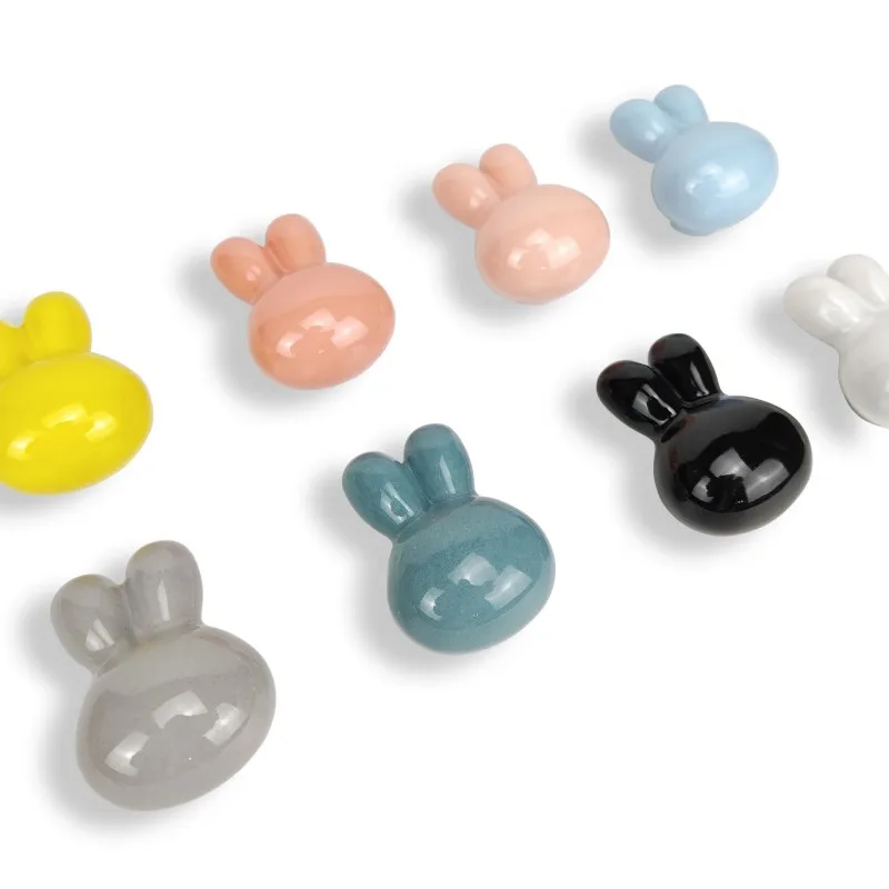Cute Furniture Handles for Kids Animal Drawer Knob Ceramic Drawer Knobs Handles for Cabinets and Drawer Children's room Handles