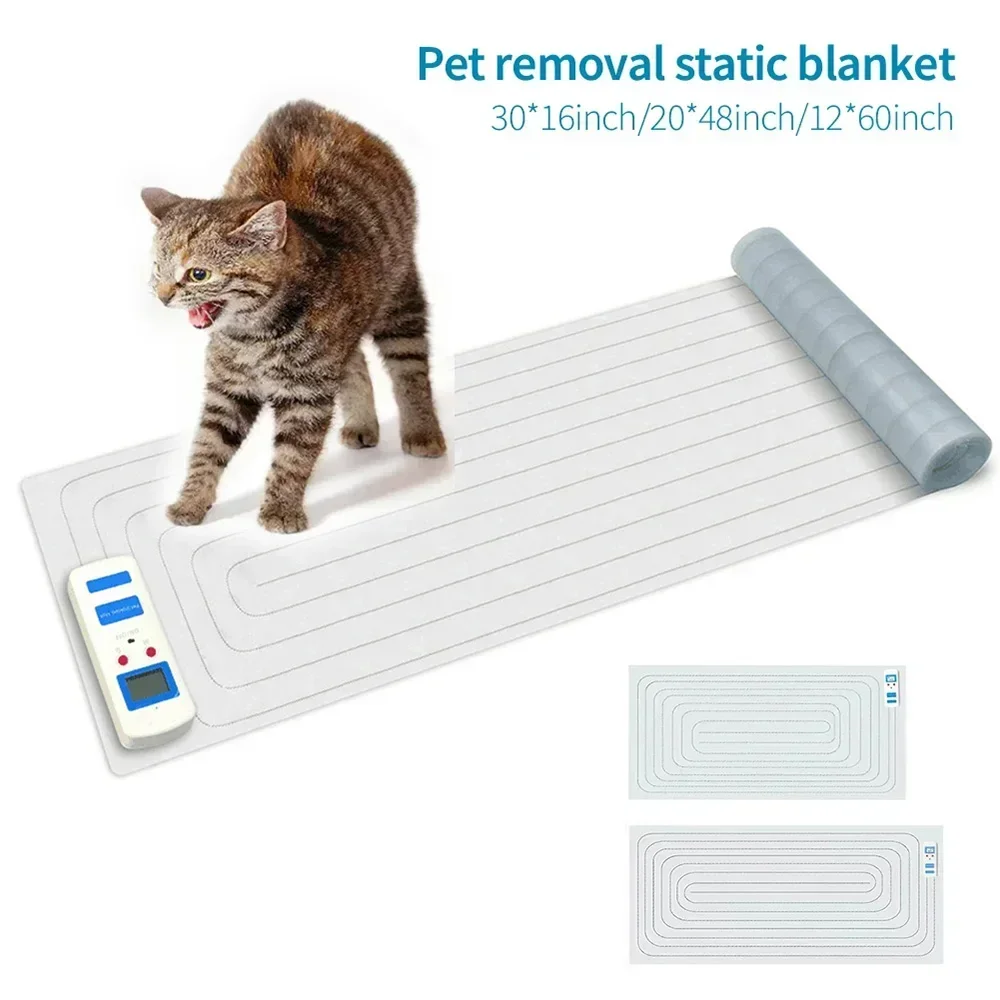 Pet Training Carpet, Electrostatic Isolation Blanket, Cat Dog Repellent Mat, Prevent Pets Damage Protected Areas Pet Barrier Mat