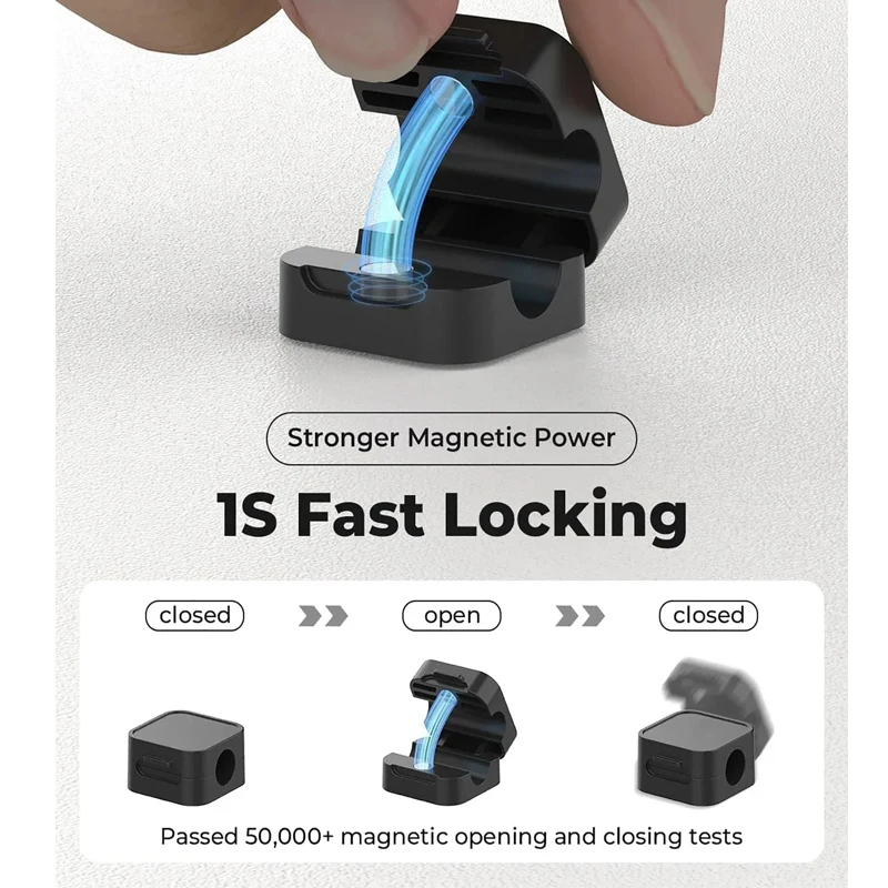 Magnetic Cable Clips Organizer 2