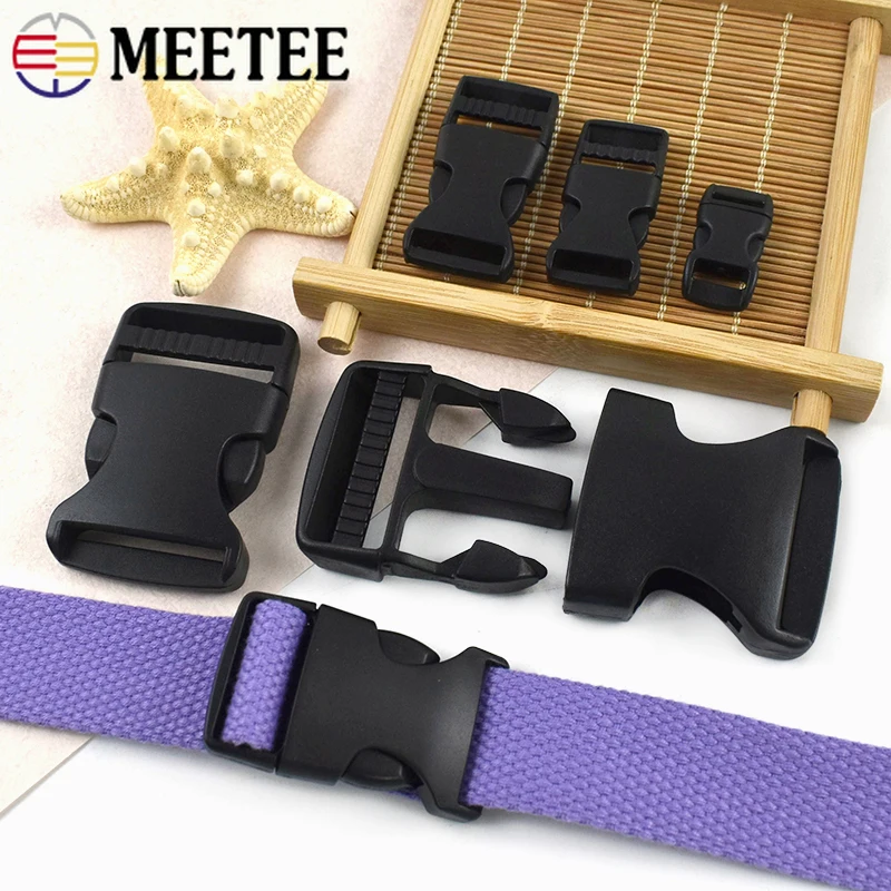 

10/20/30Pcs 10-50mm Plastic Release Buckle Dog Collar Adjust Clip Clasp Backpack Webbing Belt Sling Snap Hook Crafts Accessories